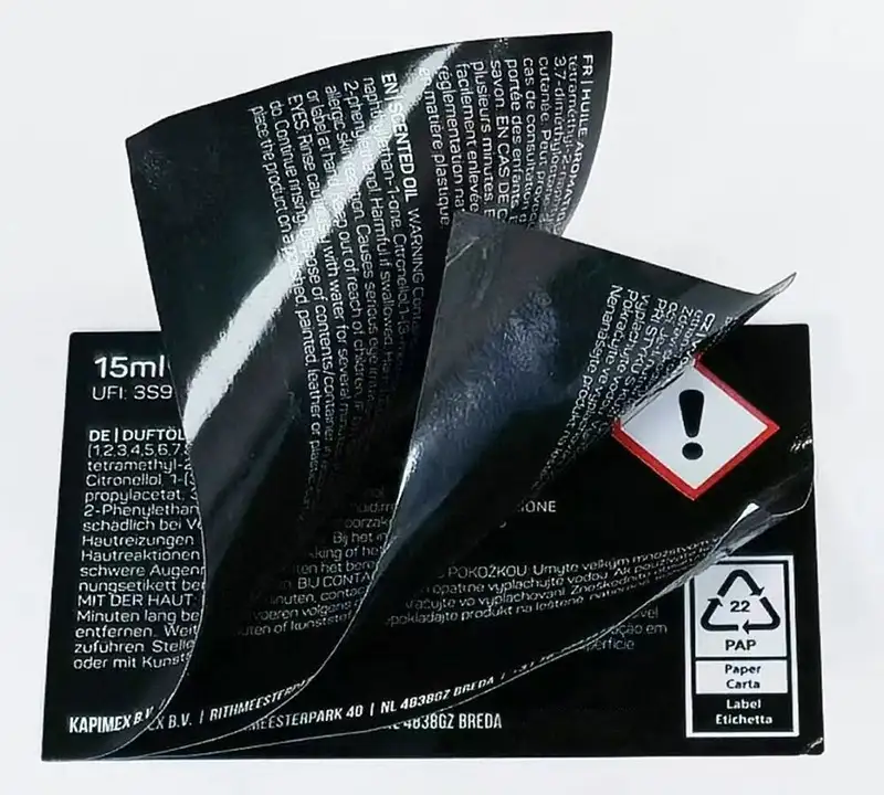 Multi Layer Printed Label