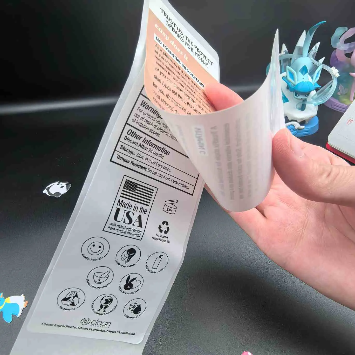 Вишеслојни за козметичке етикете